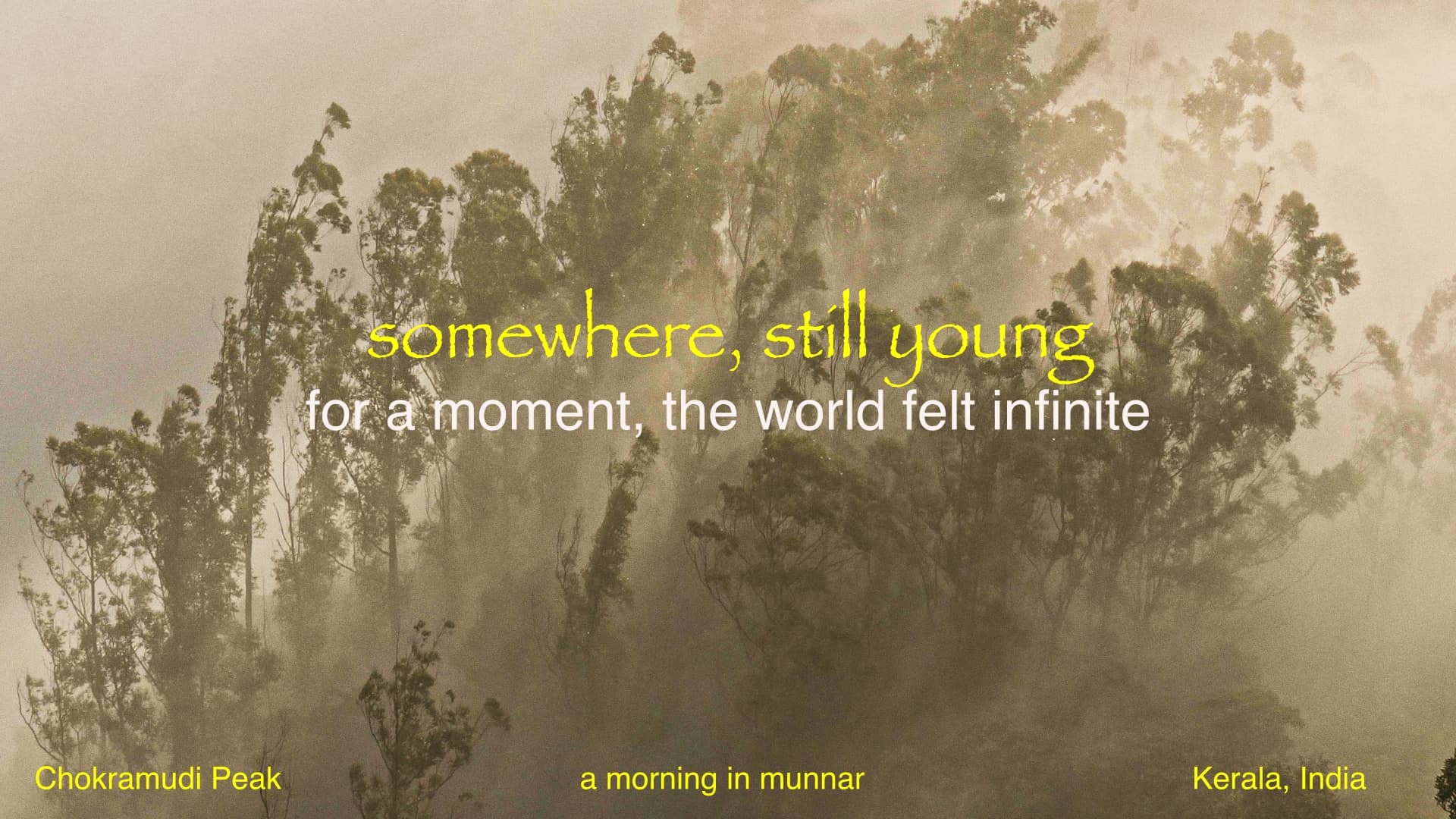 Forever Young: Chokramudi Peak